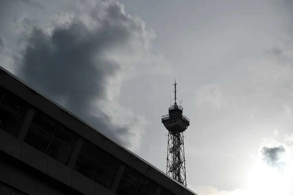 Funkturm auf dem Messegelände beim ICC Berlin