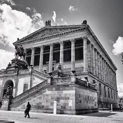 Die Alte Nationalgalerie, ein Wahrzeichen der Berliner Museumsinsel und UNESCO-Weltkulturerbe