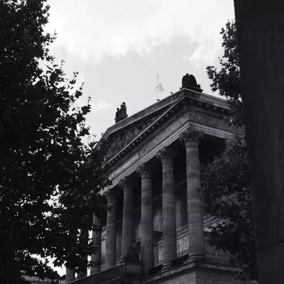 Die Alte Nationalgalerie, ein Wahrzeichen der Berliner Museumsinsel und UNESCO-Weltkulturerbe